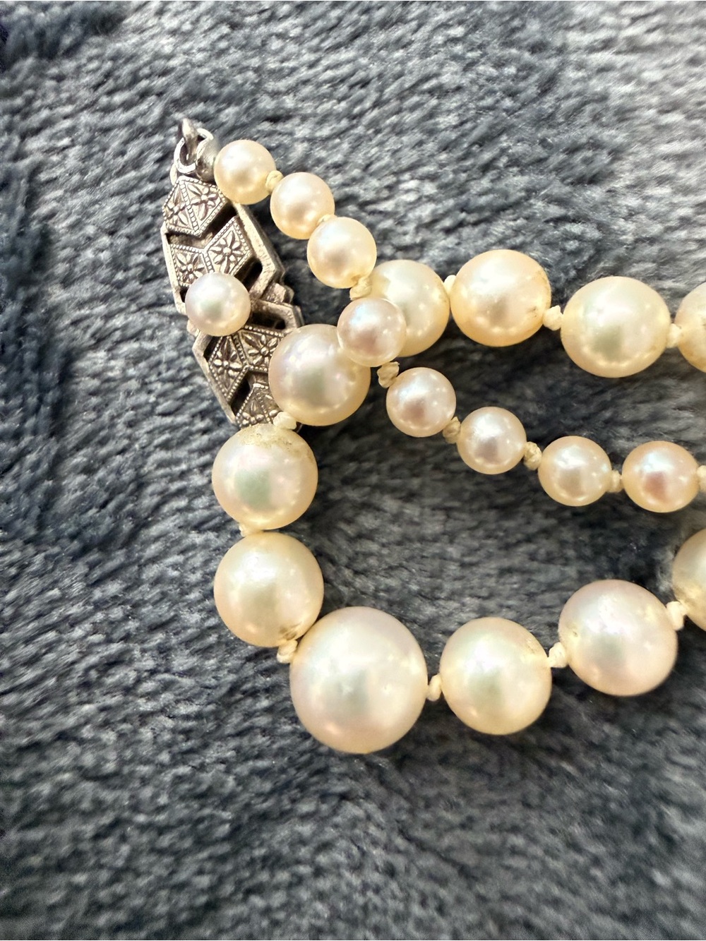 Mikimoto Pearl Strand Necklace! 21” WOW - Picture 11 of 11